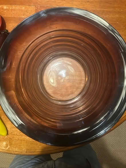 Photo of free Glass bowl with glass stuff (Davis Hwy & Olive Rd.) #3