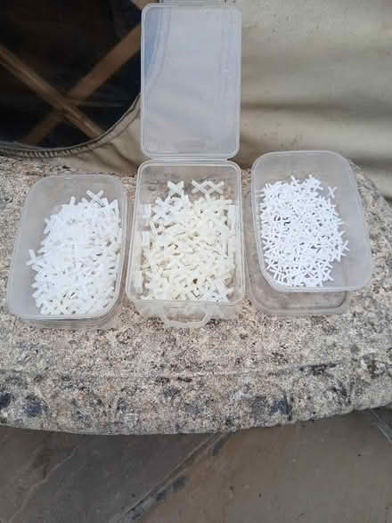 Photo of free 3 boxes tile spacers (Odd Down) #1