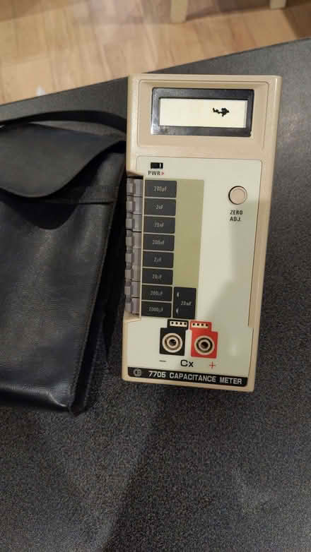 Photo of free Vintage/antique capacitance meter (Queen Edith's Ward CB1) #1