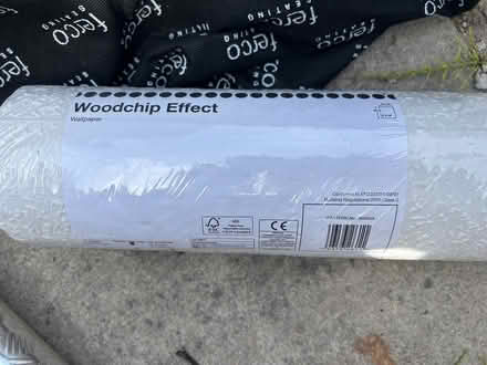 Photo of free Roll of wood chip effect wallpaper (Wallasey CH45) #1