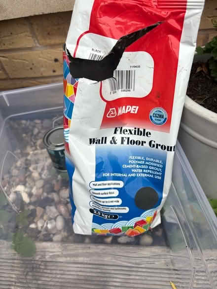 Photo of free Black wall floor grout (Eagley BL7) #1