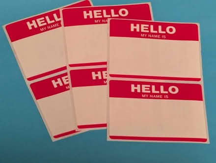 Photo of Hello name tags (Yonge and Lawrence) #1