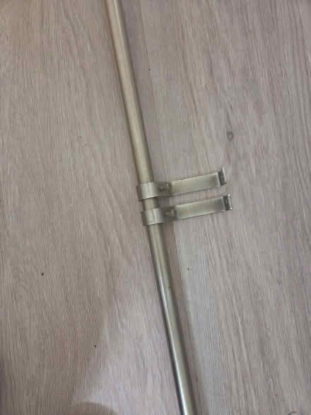 Photo of free Stainless steel coloured curtain pole (Holmer Green HP15) #4