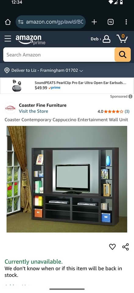 Photo of free Wall unit/TV stand (East side of Framingham) #1