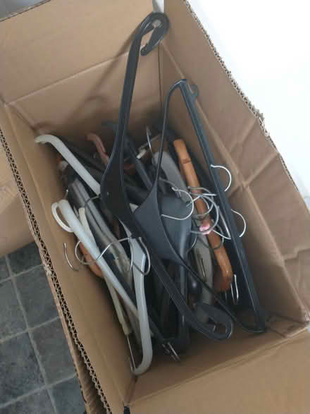 Photo of free Box of mixed hangers (Heald Green) #1
