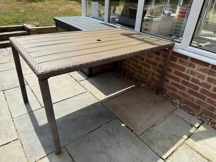 Photo of free Garden table - bought 6 months ago (Hatching Green AL5) #2