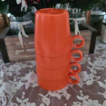 Photo of free Orange Plastic Mugs (Farmington Hills) #1