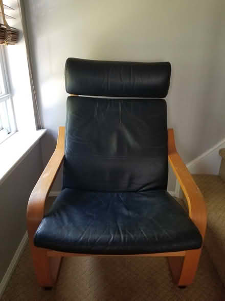 Photo of free Ikea chair faux leather (Mahwah) #1