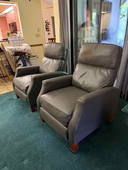 Photo of free Recliners, grey (Safety Harbor) #3