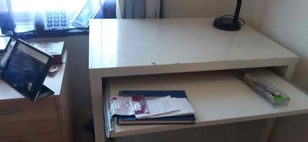 Photo of free Old white desk (KT16 chertsey) #3