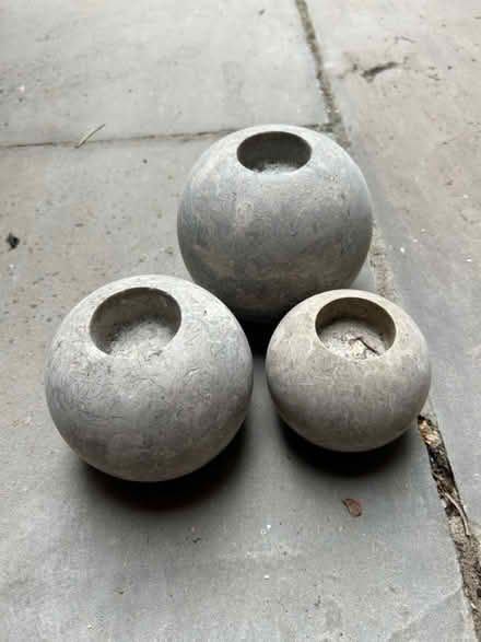 Photo of free Solid marble tea light holders (Marden, Devizes SN10) #1