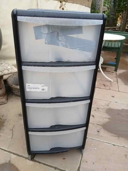 Photo of free Plastic drawer unit. (Odd Down) #1