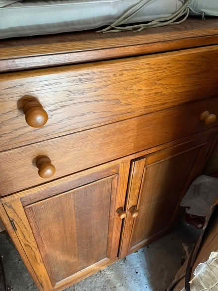 Photo of free Wooden chest of drawers/cupboard (Frimley Green GU16) #1