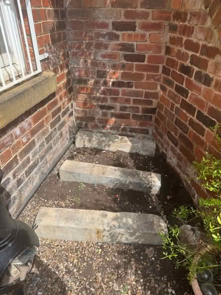 Photo of free 3 stone plinths (Wakefield, St. John’s WF1) #1