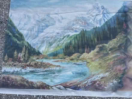 Photo of free Hanging fabric mural (L5L 5P5) #2