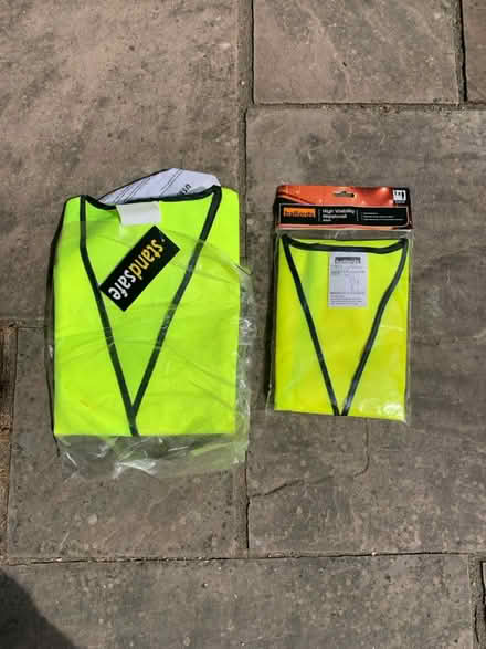 Photo of free 2 x hi vis waistcoasts (highcliffe BH23) #1