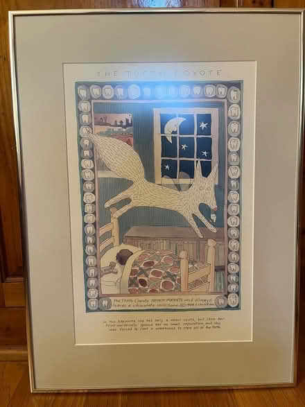 Photo of free Tooth Coyote framed poster (Winchester, west side) #1