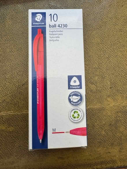 Photo of free Six red ball point pens (SE11) #1