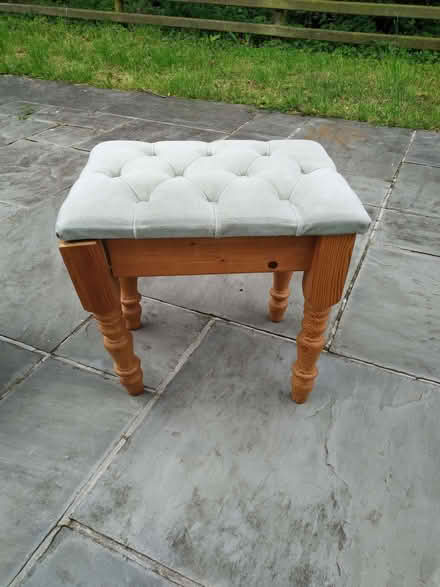 Photo of free Dressing table stool and footstool (Llanidloes SY18) #2