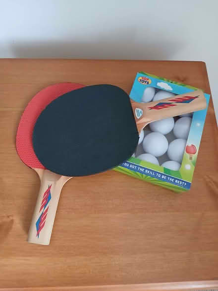 Photo of free Table tennis rackets and balls (Wenslade Park EX5) #1