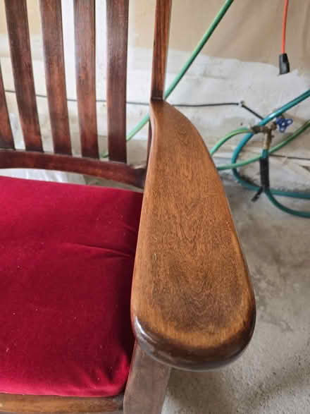 Photo of free Wooden Rocking Chair (16th and Woodbine) #4