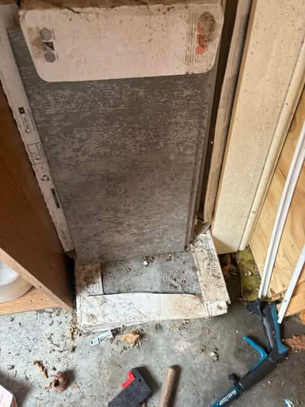 Photo of free Grey stone effect tiles (Eagley BL7) #1