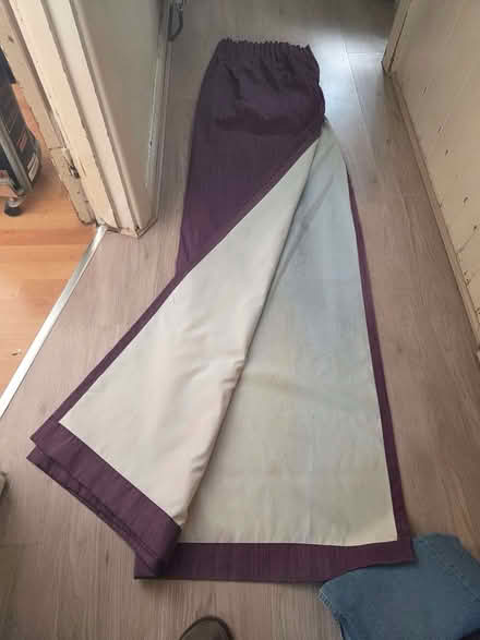 Photo of free Pair mauve/ burgundy curtains (Holmer Green HP15) #2