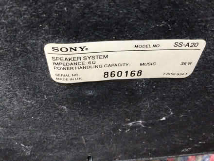 Photo of free Pair old Sony speakers - not tested (Presteigne LD8) #2
