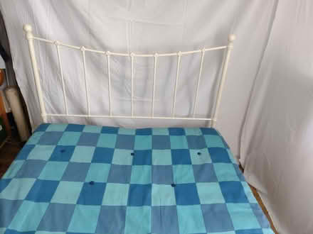 Photo of free Metal 'double' bed with futon (Loughborough Junction SE5.) #1