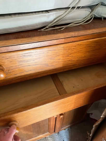 Photo of free Wooden chest of drawers/cupboard (Frimley Green GU16) #2