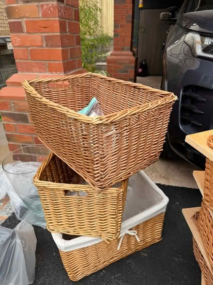 Photo of free set of baskets 4 (Inkberrow. WR7) #1