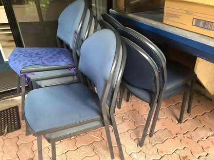 Photo of free Blue chairs (Birkdale) #1