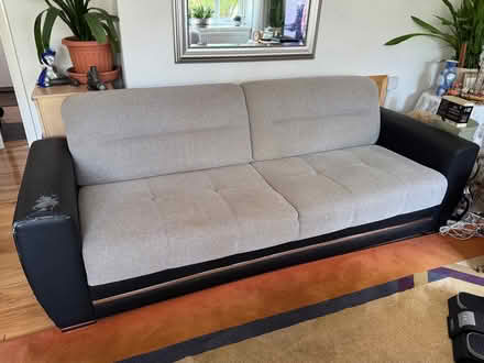 Photo of free 4 Seater Sofa Bed Settee (Wood Green N22) #1