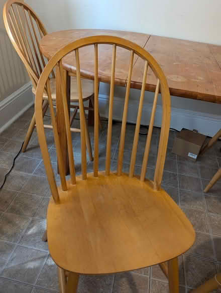 Photo of free Wood kitchen table + 4 chairs (Nutley - near Park and Passaic) #3