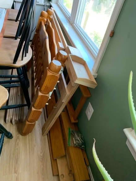 Photo of free Solid wood twin size bunk beds (Damascus, MD) #2
