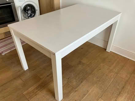 Photo of free IKEA white table (Lansdowne Terrace, Exeter) #1