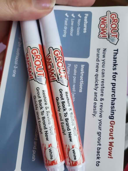 Photo of free Grout pens (Shirley B90) #1