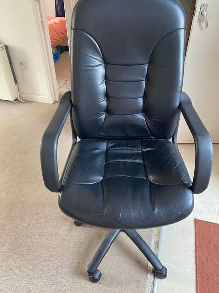 Photo of free Black office chair (Dursley GL11) #3