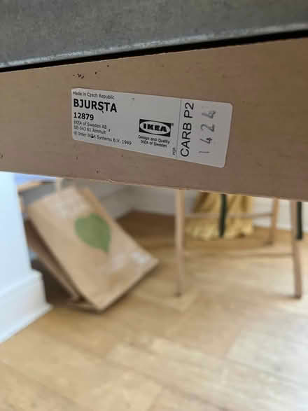 Photo of free IKEA white table (Lansdowne Terrace, Exeter) #2