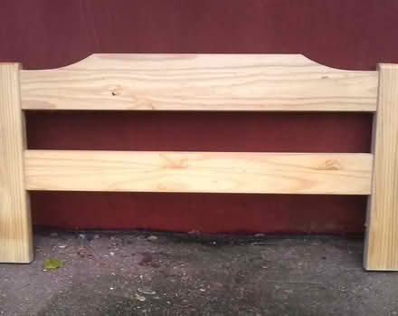 Photo of free 2 children's pine headboards (Roffey Horsham) #1