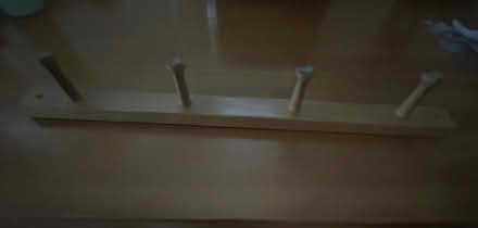 Photo of free 4 Peg Maple Shaker Rack (San Carlos-El Camino near Hull) #2