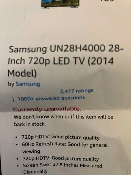 Photo of free Stand for a 24” Samsung TV (Los Altos near Foothill) #3