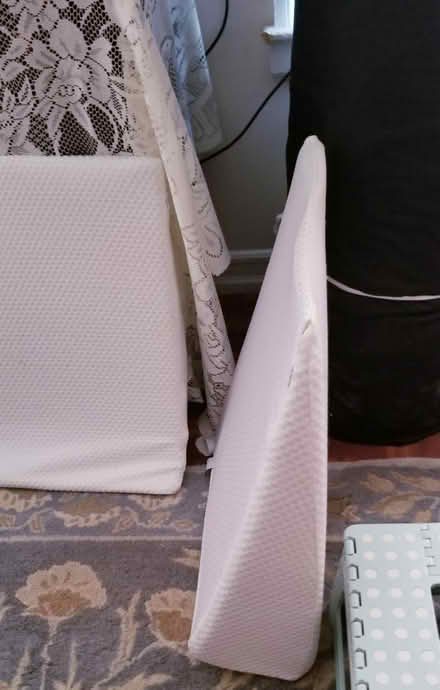 Photo of free Back and knee cushions 22" sq (Fordham Rd Bronx.) #1