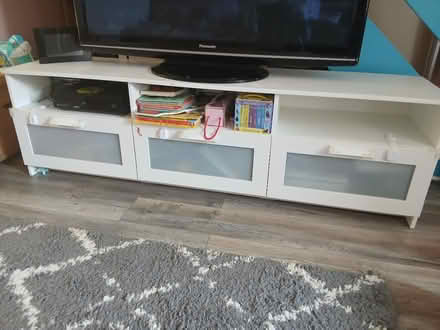Photo of free Large White TV unit (Broadbridge Heath, RH12) #2