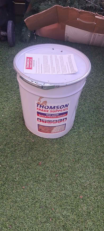 Photo of free Patio wet look sealer (Flitwick) #1