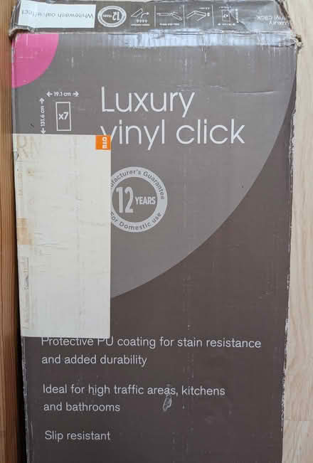 Photo of free Vinyl flooring (Guilden Sutton CH3) #1