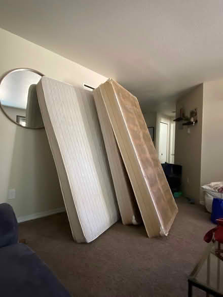 Photo of free king size mattress, boxspring, fram (Upper south side) #1