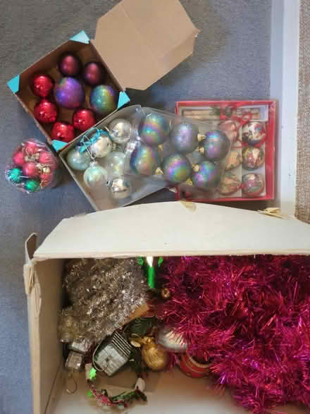 Photo of free Box of Christmas Decorations (Guildford GU2) #1