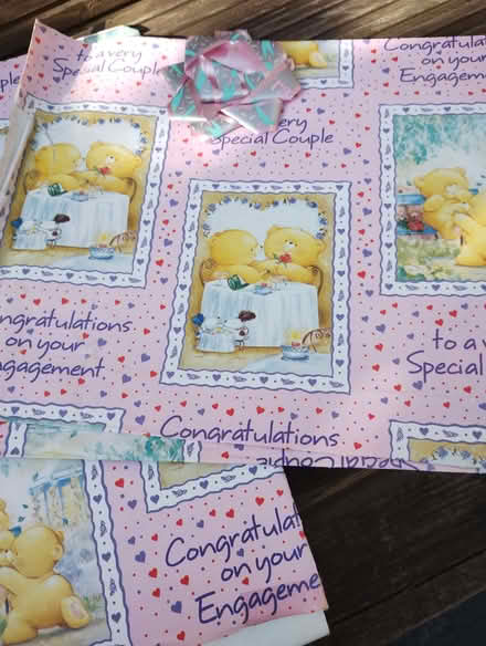 Photo of free Engagement wrapping paper (Hornchurch RM12) #2