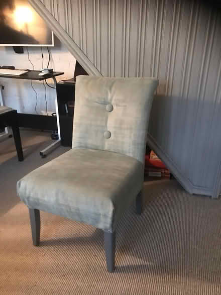 Photo of free Low bedroom chair (Golden Green TN11) #2